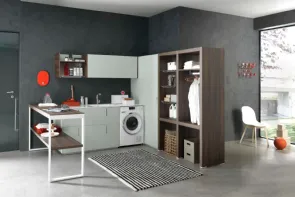 Mobile lavanderia Lime Wash comp 6 di Azzurra