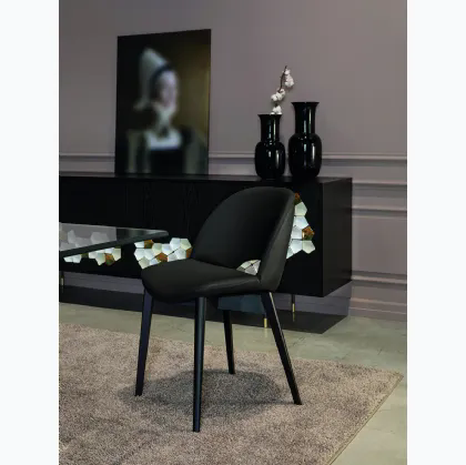 Sedia in pelle Beetle di Tonin Casa