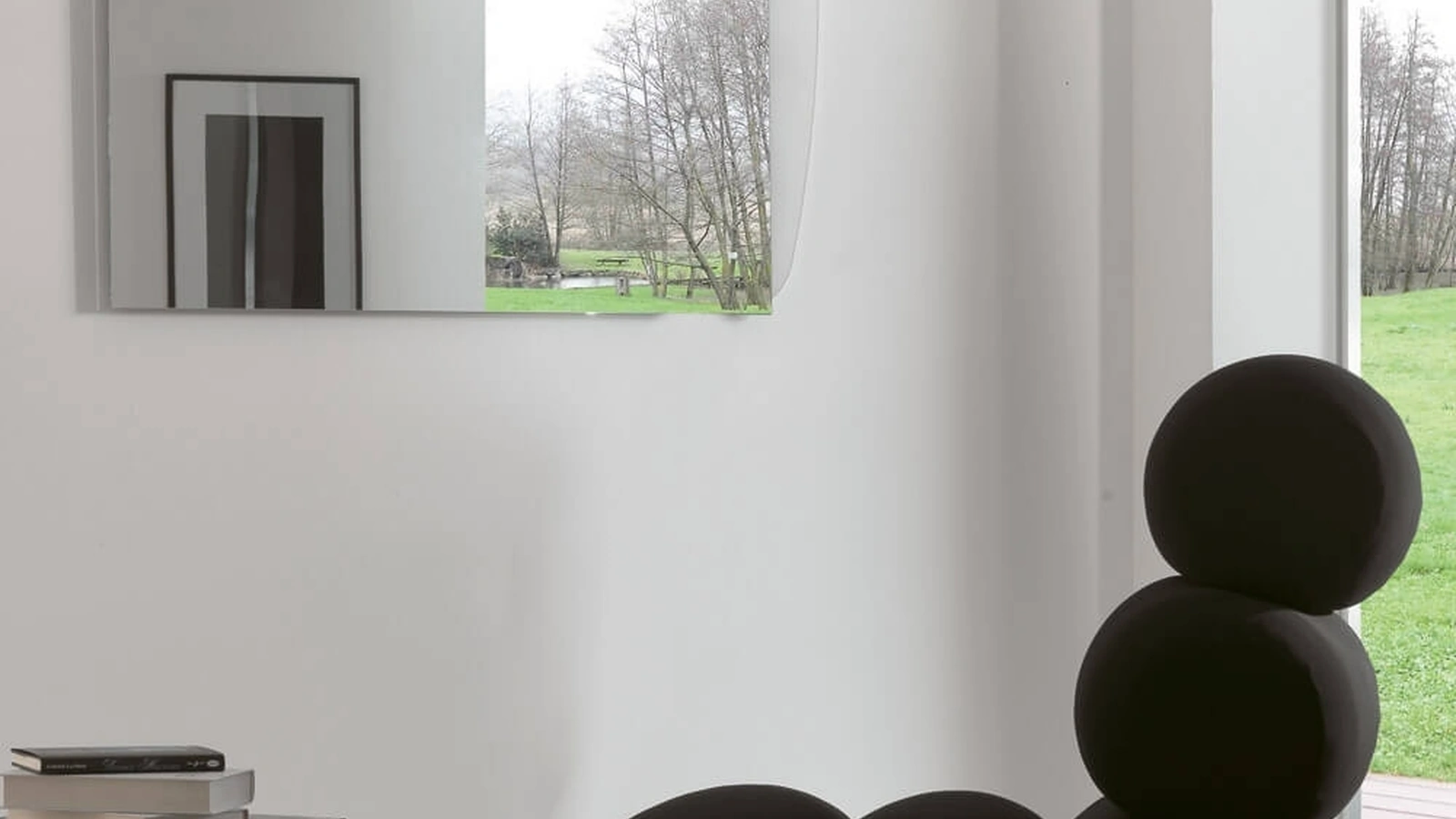 Specchio Minorca con cornice in plexiglass di Ponti Terenghi