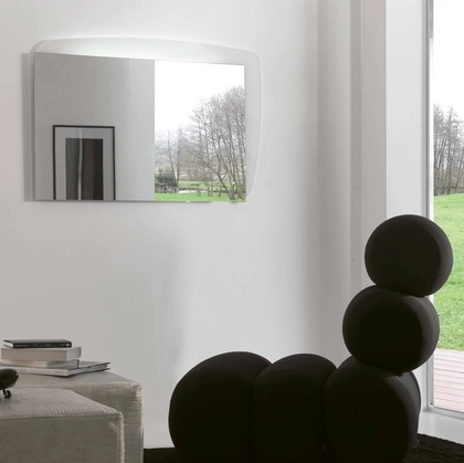 Specchio Minorca con cornice in plexiglass di Ponti Terenghi