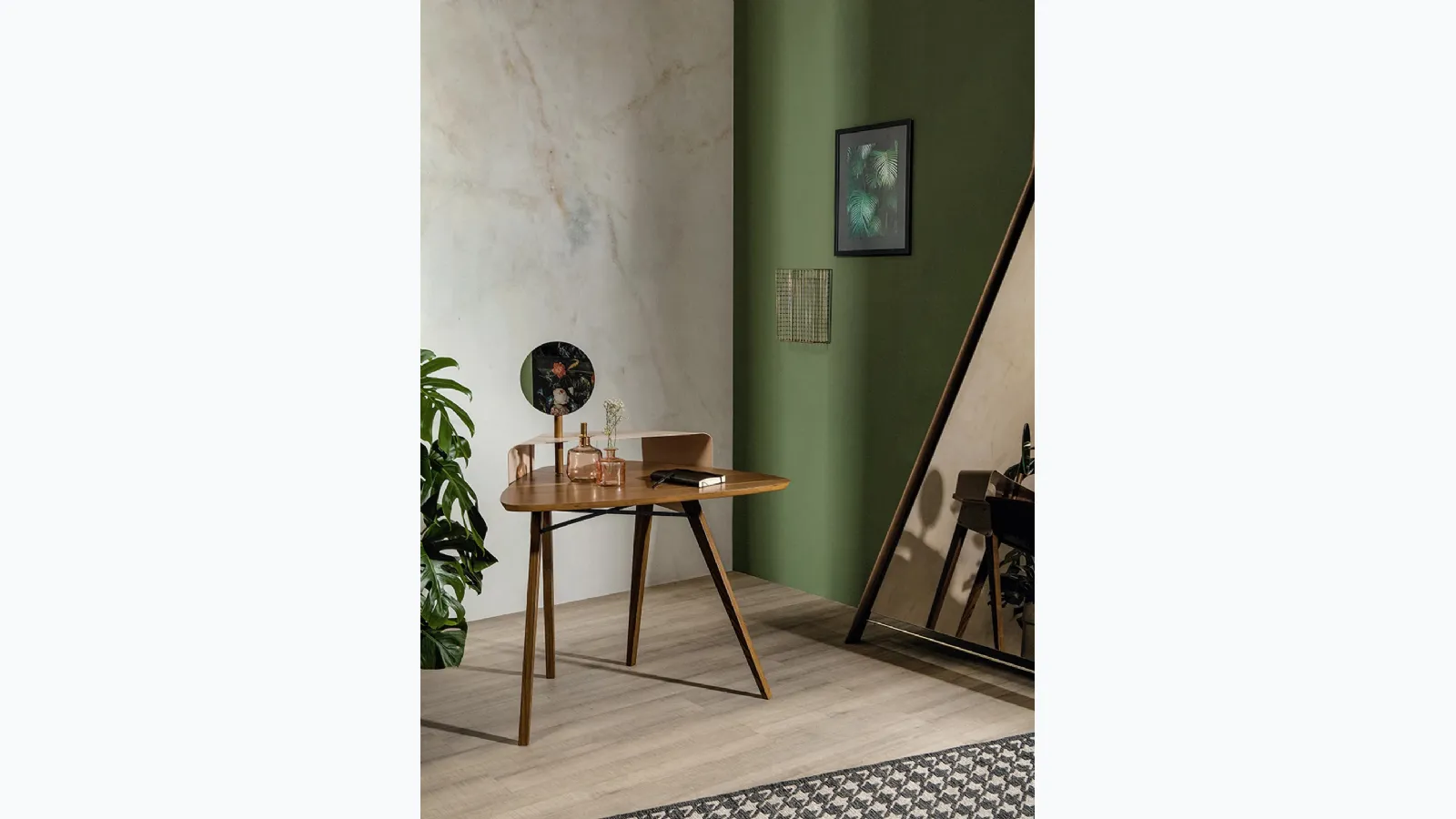 Scrittoio Nipper in legno e metallo di Tonin Casa