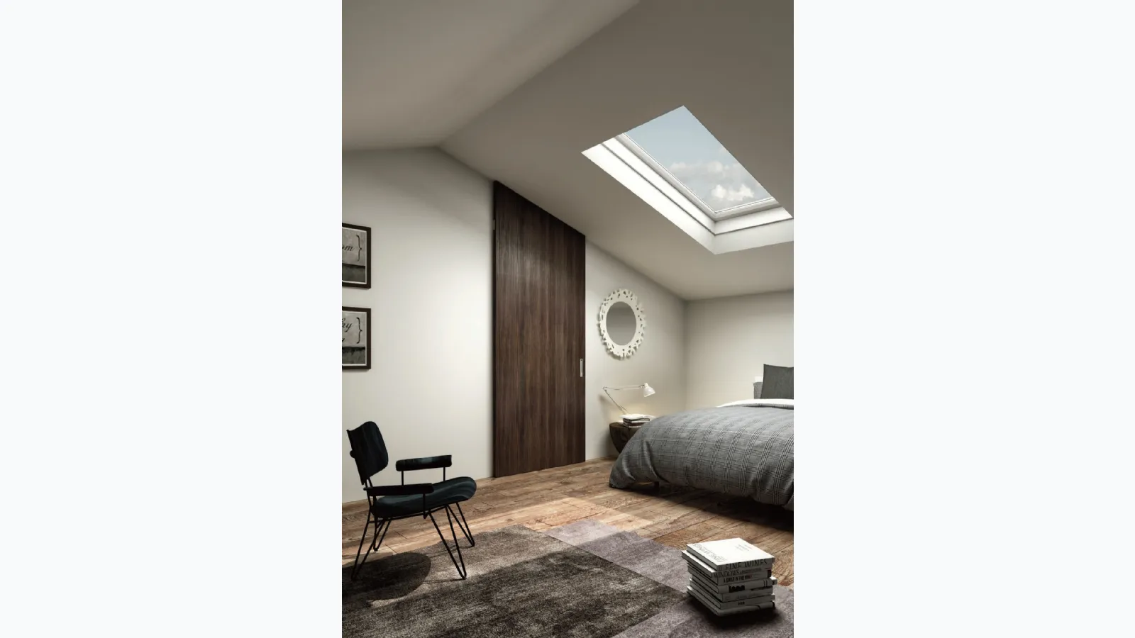 Porta per interni su misura Aria Wood 42 di Zemma