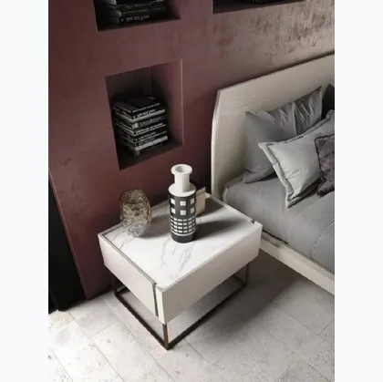 Comodino Cubo Frassino di Mobilgam