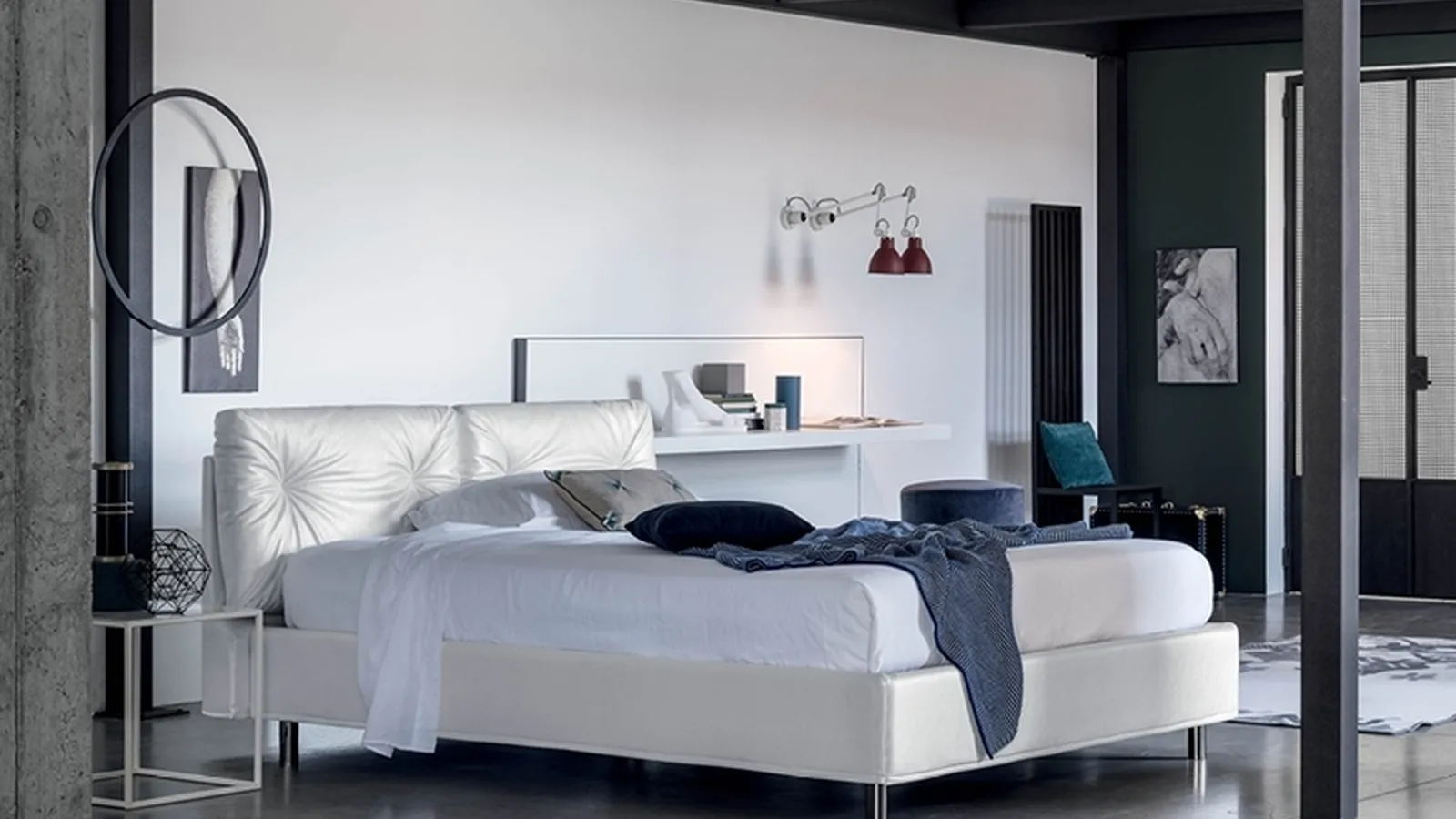 Letto con testiera Broadway di Rigosalotti