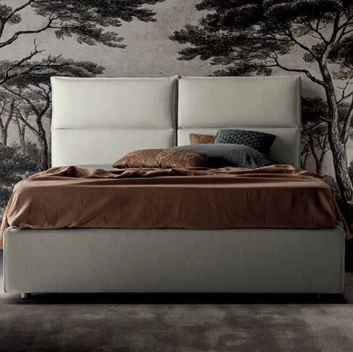 Letto matrimoniale con contenitore Megan di Rigosalotti