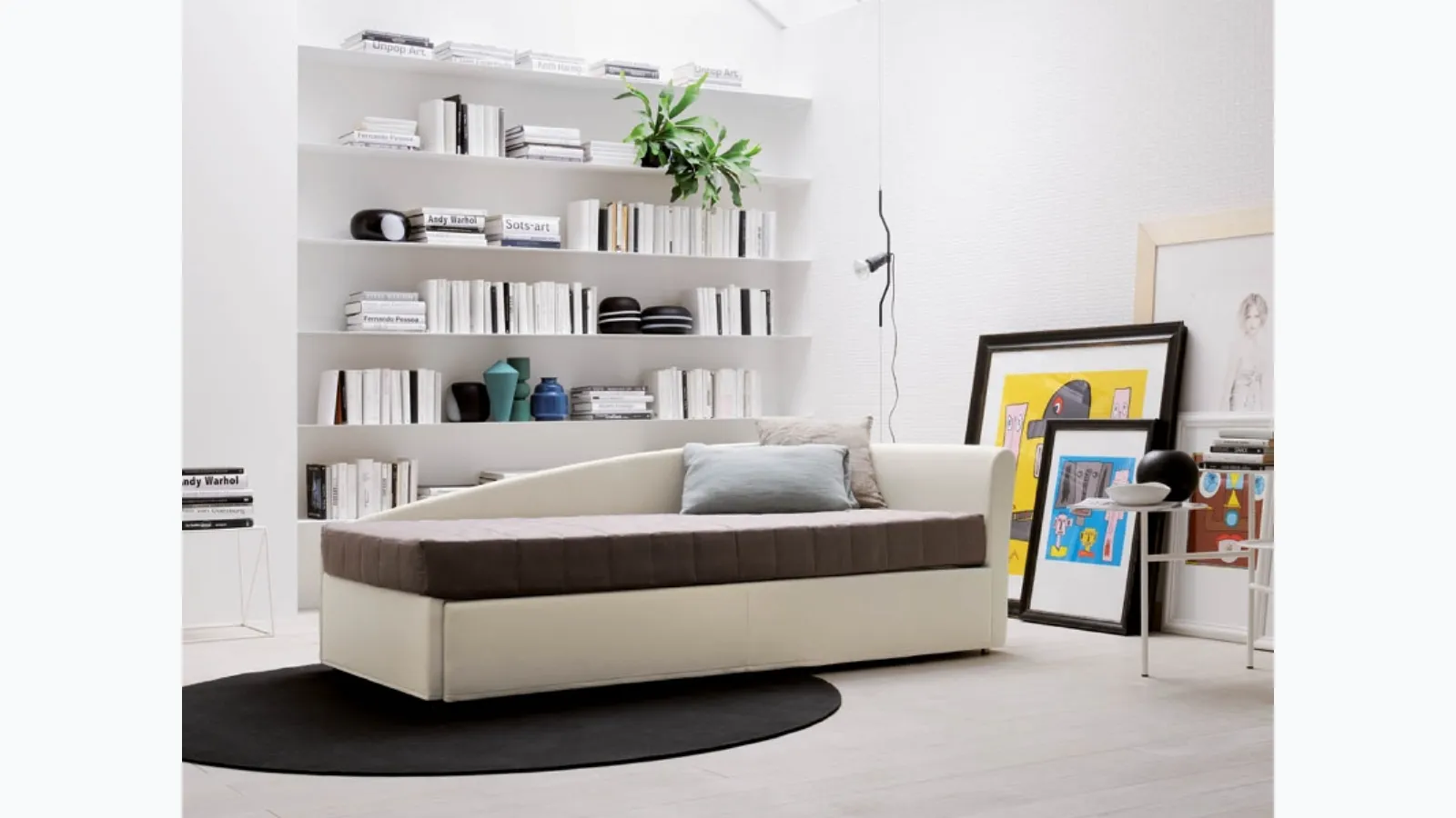 Letto singolo con secondo letto estraibile Camaleo di Rigosalotti