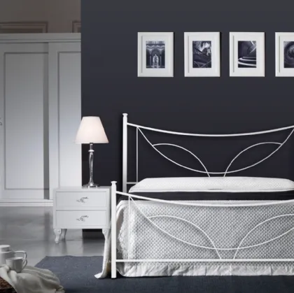 Letto Tulipano con testiera di Florentiabed