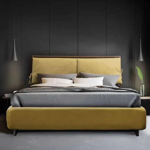 Letto Up in tessuto con contenitore di Florentiabed