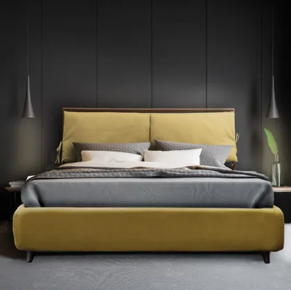 Letto Up in tessuto con contenitore di Florentiabed