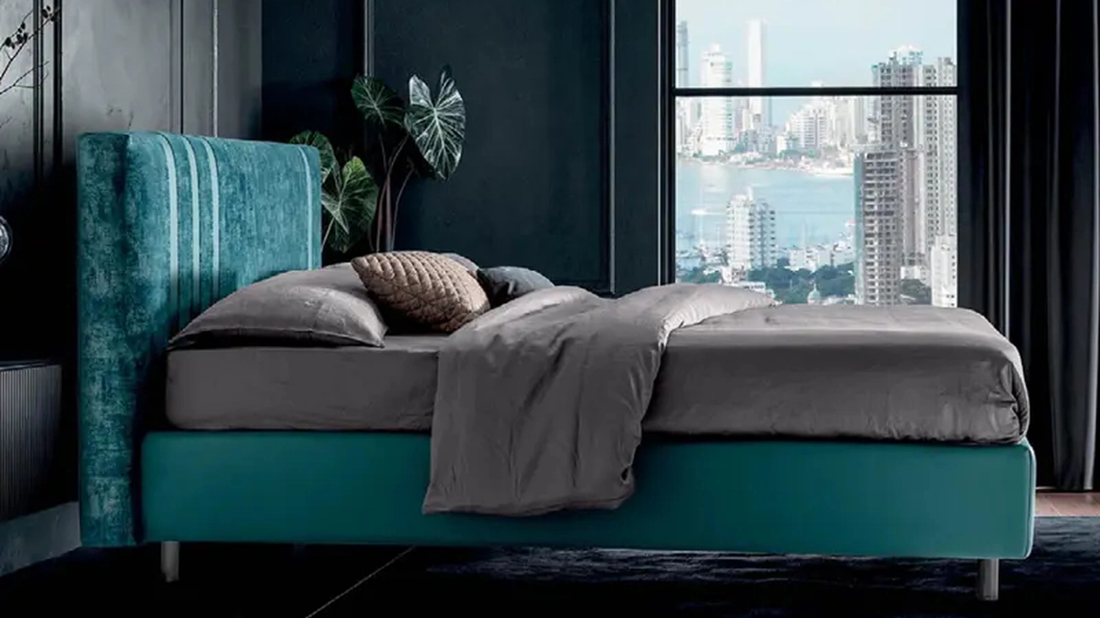 Letto imbottito Zoom di Rigosalotti