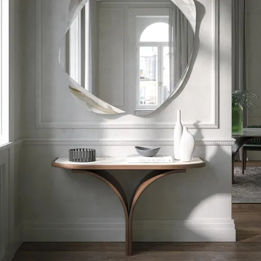 Mobile ingresso Arco in gres e legno di Tonin Casa