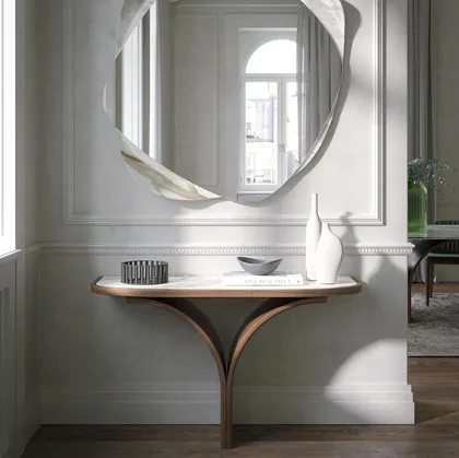 Mobile ingresso Arco in gres e legno di Tonin Casa