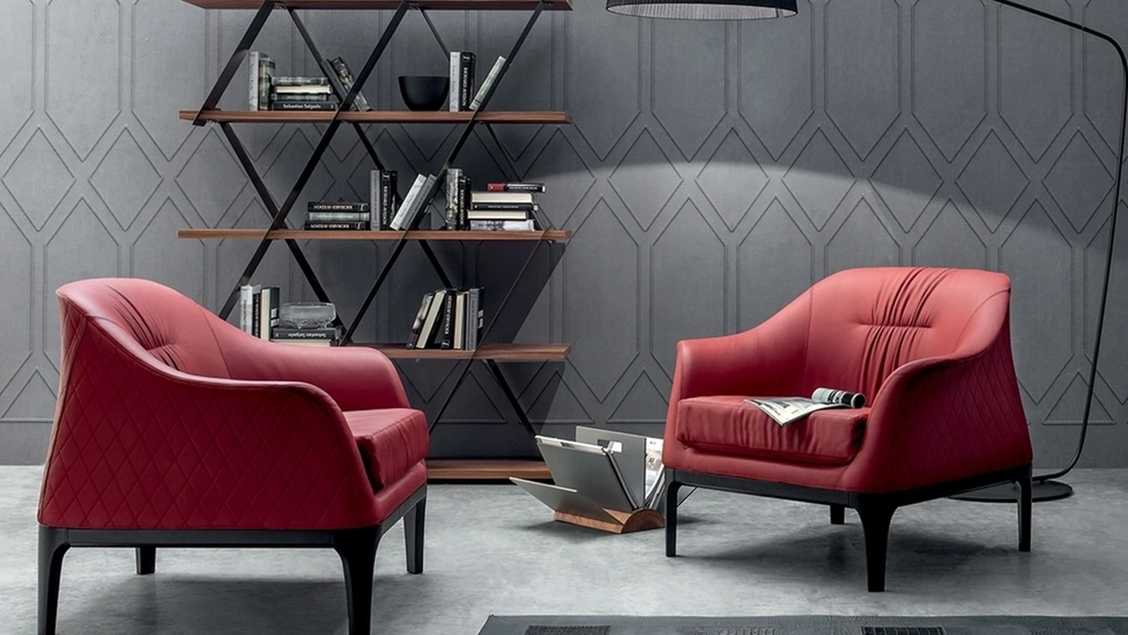 Poltrona in pelle Tiffany di Tonin Casa