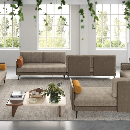 Salotto modulare Komposs di Rigosalotti