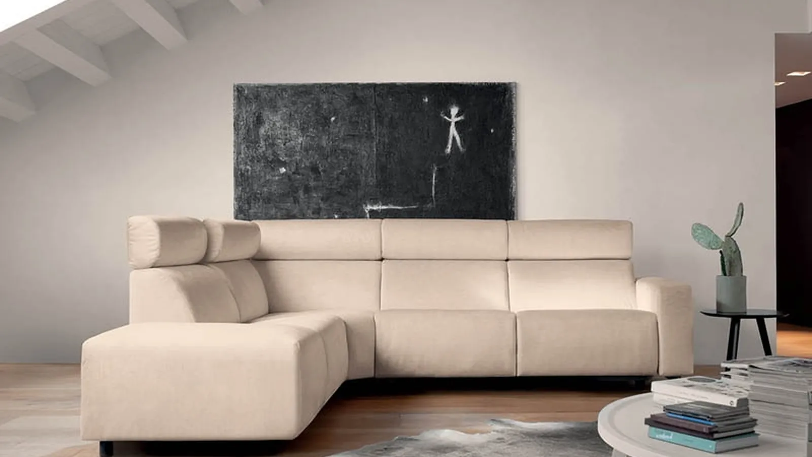 Divano relax angolare Rikkò di Rigosalotti