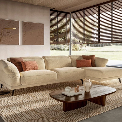 Divano con penisola Sky di Le Comfort