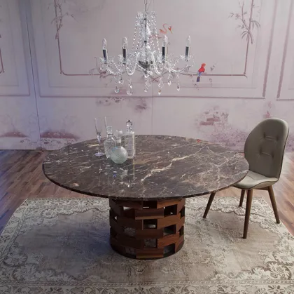 Tavolo rotondo Colosseo di Tonin Casa