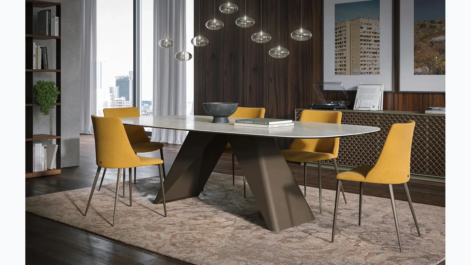 Tavolo Simposio in ceramica di Tonin Casa