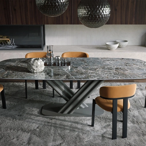 Tavolo Sipario in ceramica di Tonin Casa