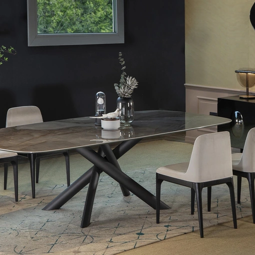 Tavolo Style in ceramica di Tonin Casa