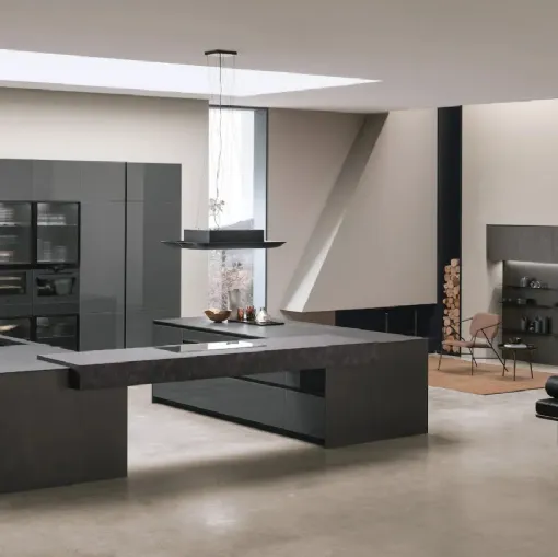 Cucina Moderna con doppia isola Aliant di Stosa
