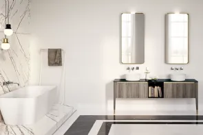 Mobile bagno doppio lavabo Comp ART03 di Puntotre