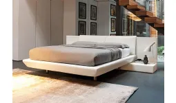 Letto con boiserie Kube di Rigosalotti