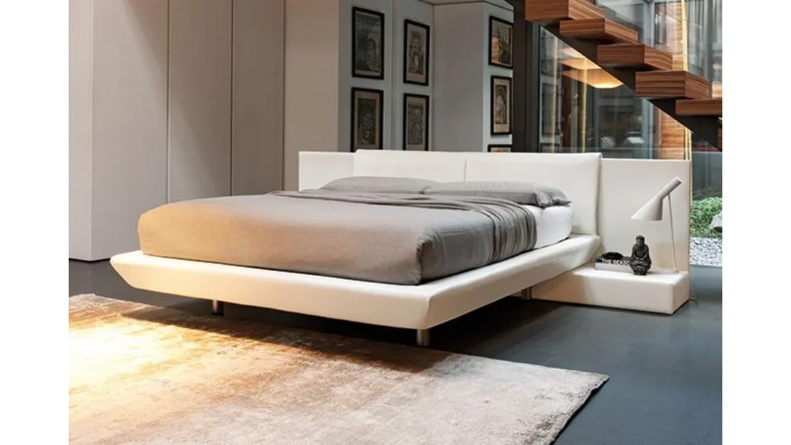 Letto con boiserie Kube di Rigosalotti