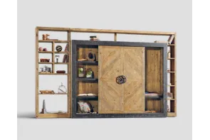 Libreria con porta scorrevole DB003537 di Dialma Brown